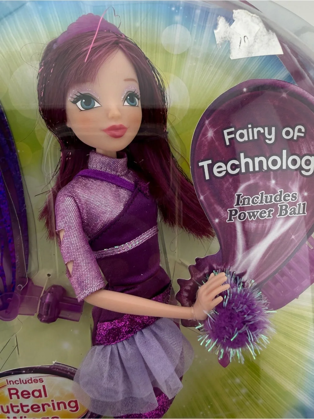 Winx Club Tecna BELIEVIX Fluttering Wings Fairy Doll Jakks Pacific Sealed 2014